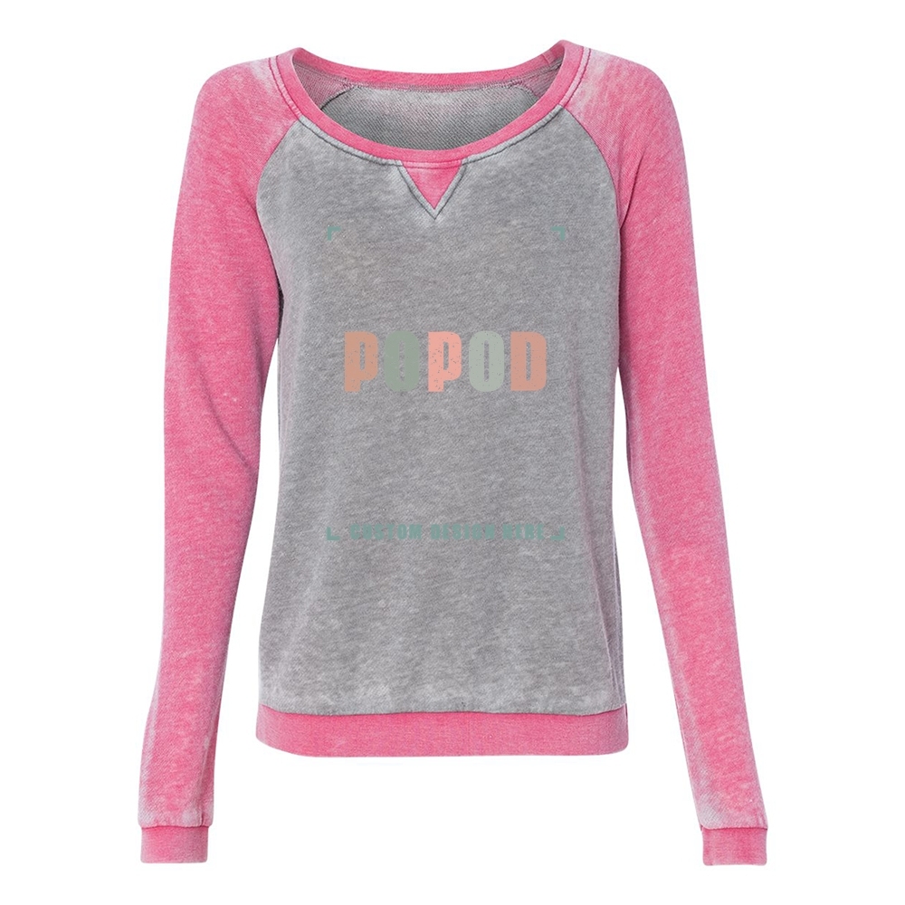 3 Colors Women’s Fleece Raglan Sweatshirt PP1780