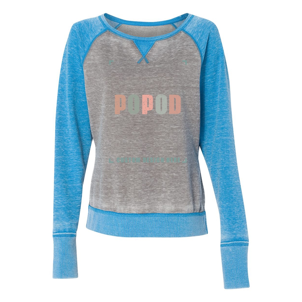 3 Colors Women’s Fleece Raglan Sweatshirt PP1780