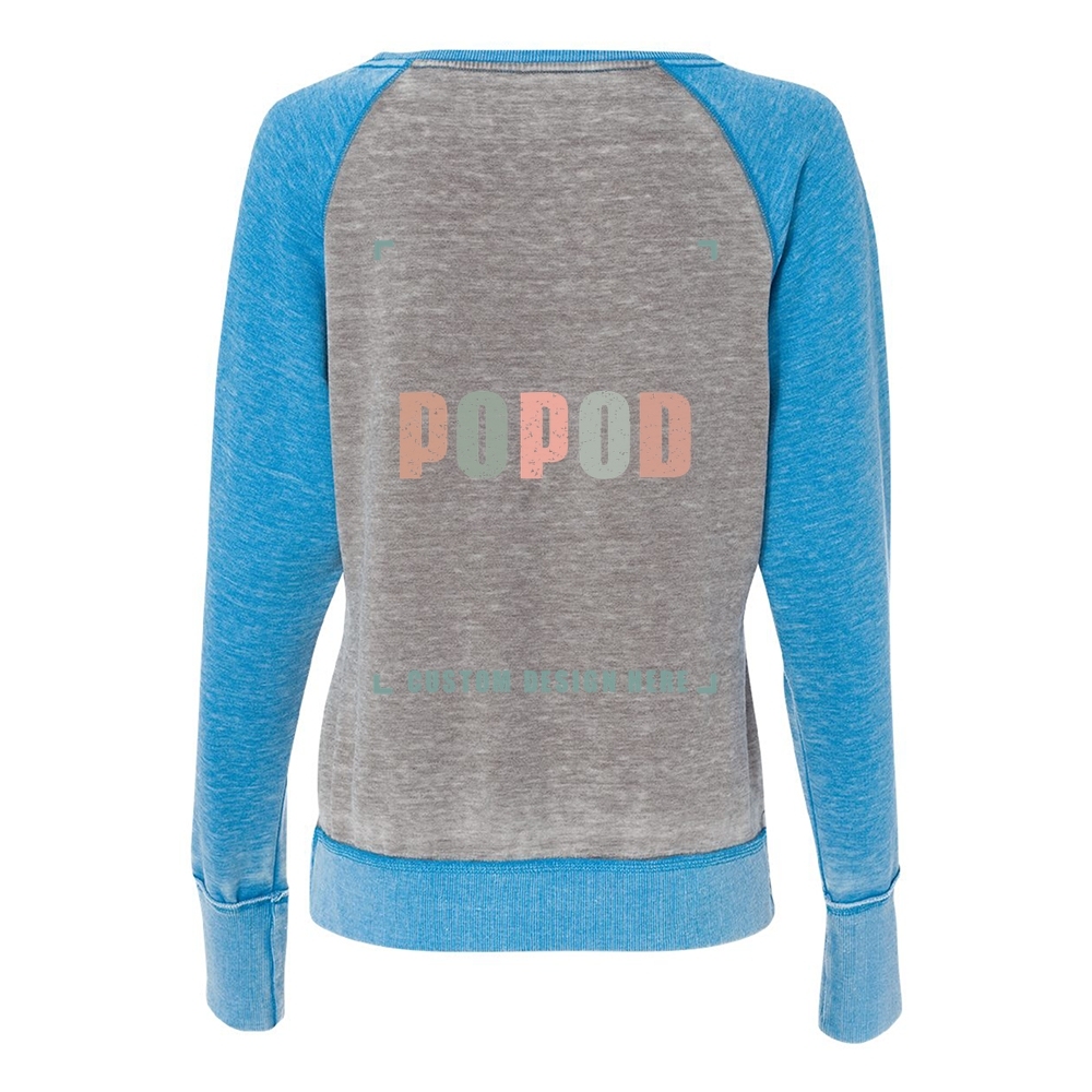 3 Colors Women’s Fleece Raglan Sweatshirt PP1780
