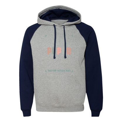 7 Colors Unisex Colorblocked Raglan Hooded PP1801