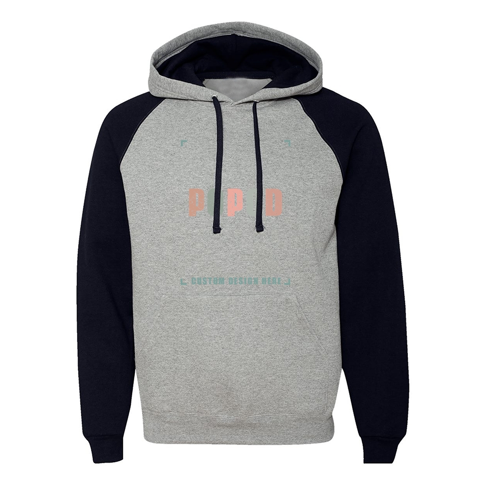 7 Colors Unisex Colorblocked Raglan Hooded PP1801