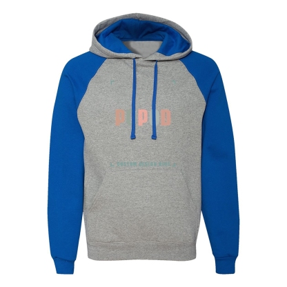 7 Colors Unisex Colorblocked Raglan Hooded PP1801