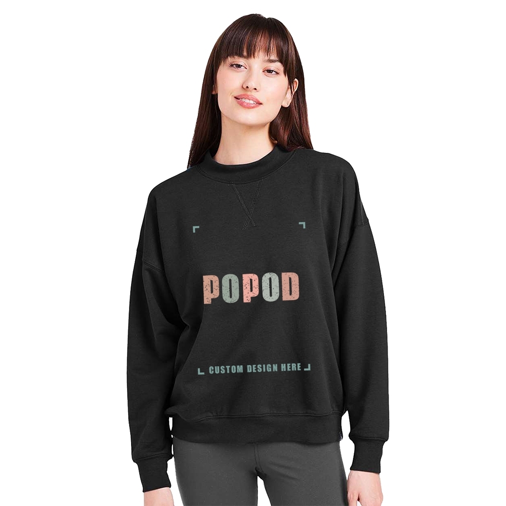 4 Colors Women's Vintage Oversized Pullover Sweatshirt PP1711