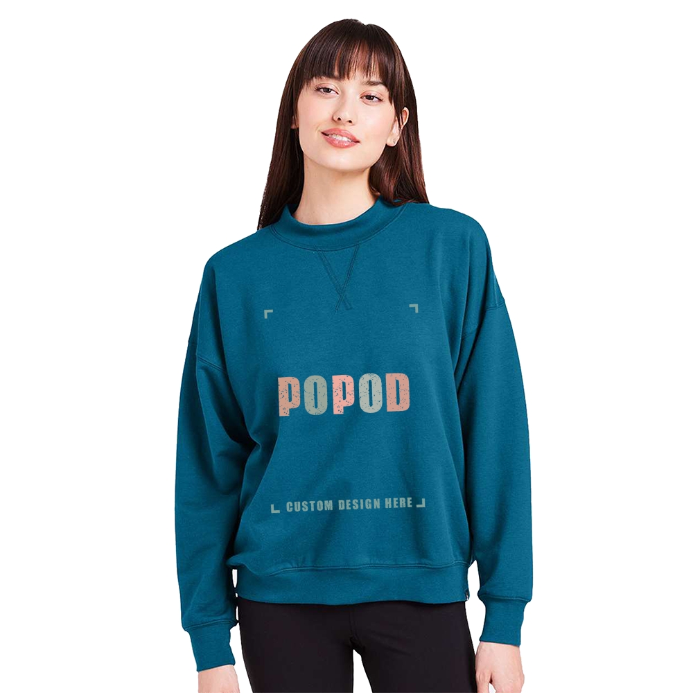 4 Colors Women's Vintage Oversized Pullover Sweatshirt PP1711