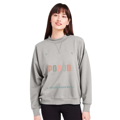 4 Colors Women's Vintage Oversized Pullover Sweatshirt PP1711
