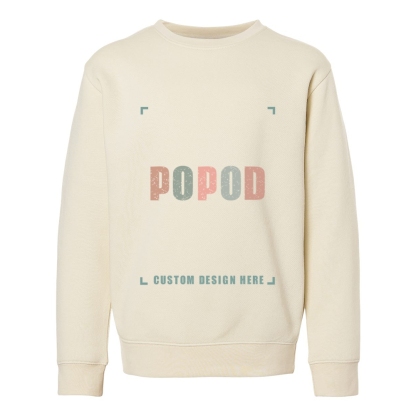 11 Colors Youth Fleece Crewneck Sweatshirt PP1825