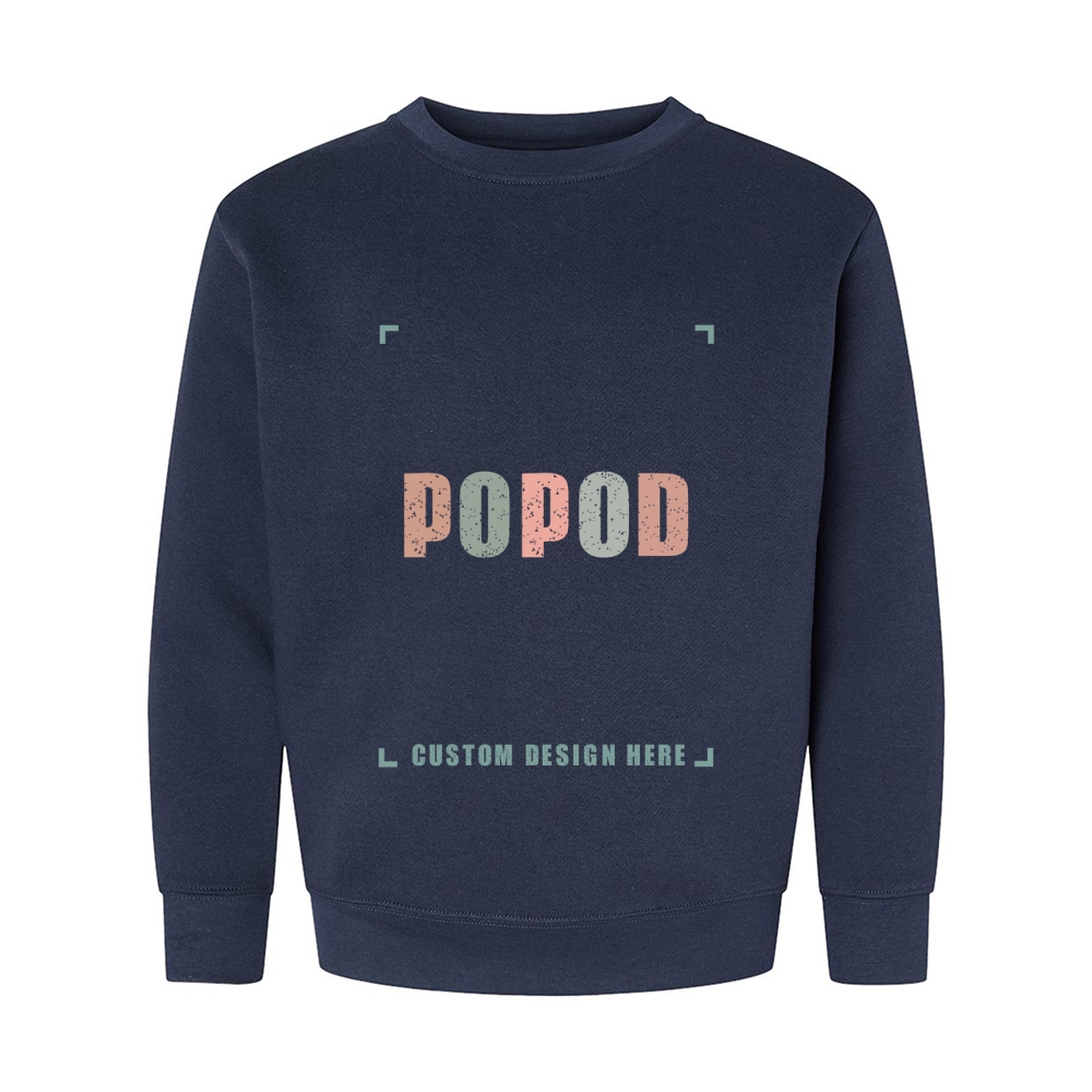 11 Colors Youth Fleece Crewneck Sweatshirt PP1825