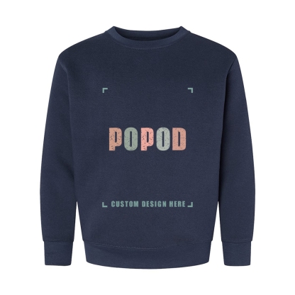 11 Colors Youth Fleece Crewneck Sweatshirt PP1825
