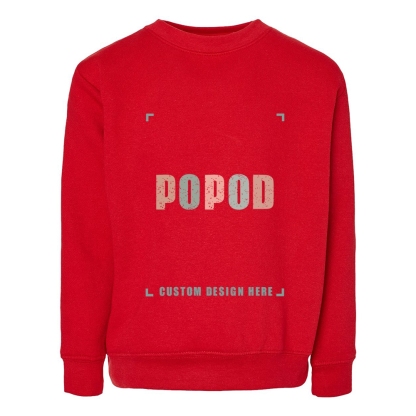 11 Colors Youth Fleece Crewneck Sweatshirt PP1825