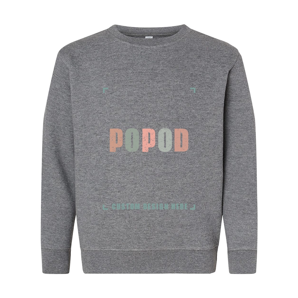 11 Colors Youth Fleece Crewneck Sweatshirt PP1825