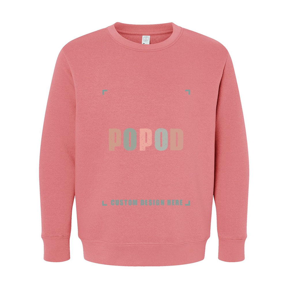 11 Colors Youth Fleece Crewneck Sweatshirt PP1825