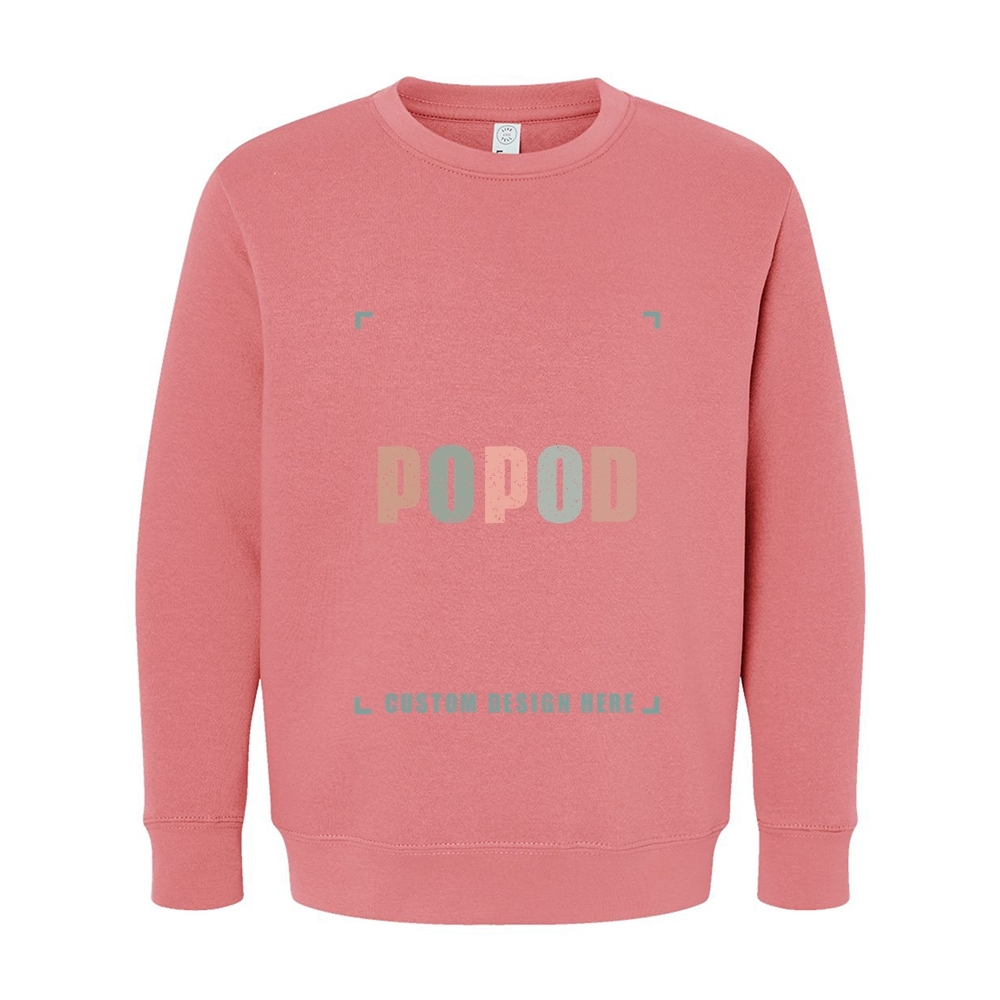 11 Colors Youth Fleece Crewneck Sweatshirt PP1825