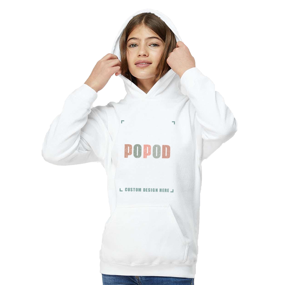 9 Colors Youth No drawcord Hoodie PP1877