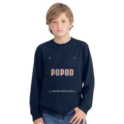 6 Colors Youth Cotton Long Sleeve PP1964
