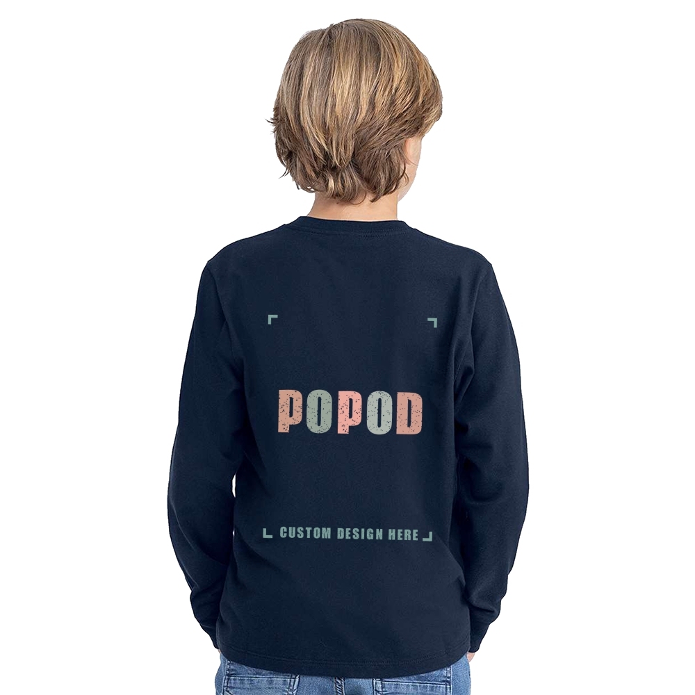 6 Colors Youth Cotton Long Sleeve PP1964