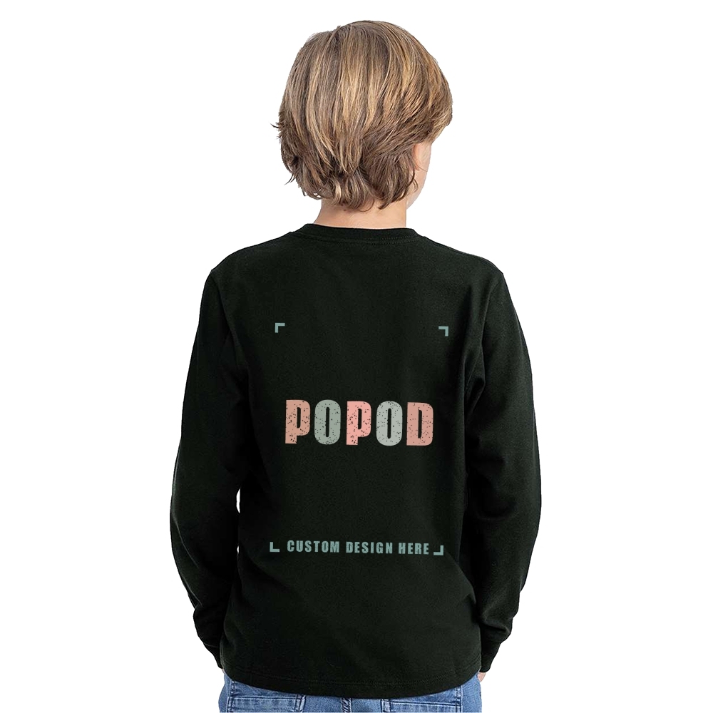 6 Colors Youth Cotton Long Sleeve PP1964