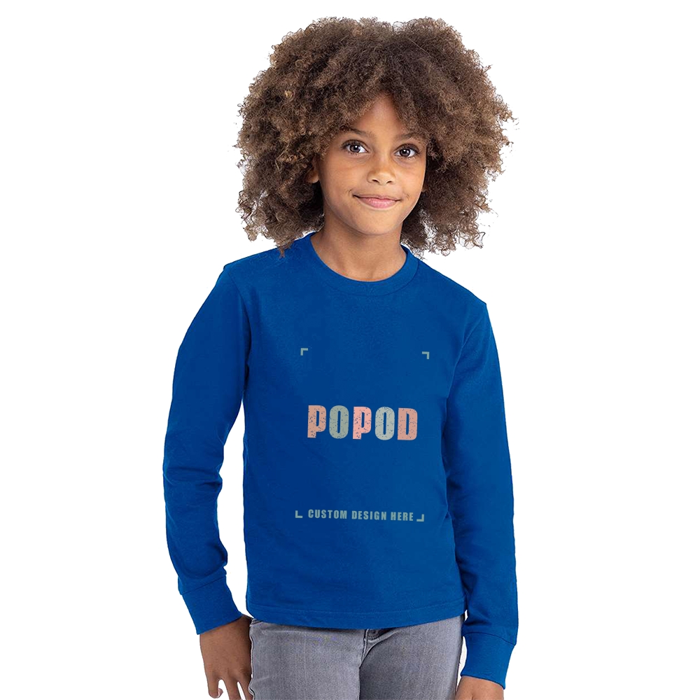 6 Colors Youth Cotton Long Sleeve PP1964