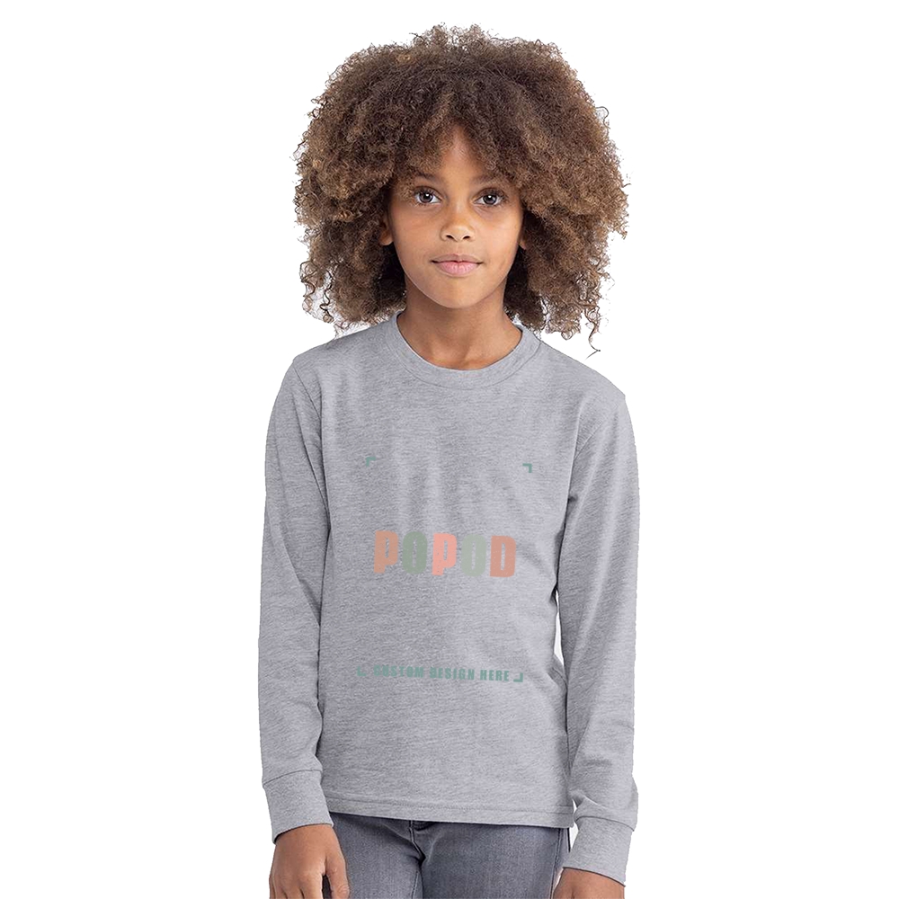 6 Colors Youth Cotton Long Sleeve PP1964