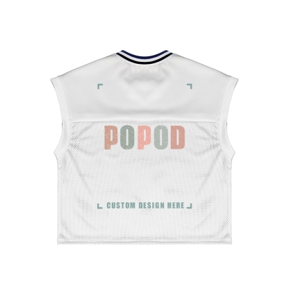 Oversized Cotton Mesh Jersey Tank Top PP0460