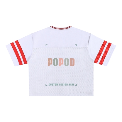 Unisex Cotton Retro Mesh Jersey T-Shirt | 270g & 2-colour | PP6062