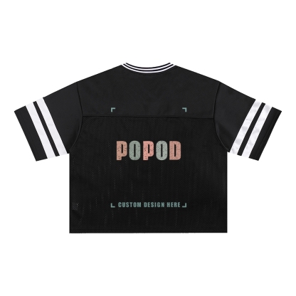 Unisex Cotton Retro Mesh Jersey T-Shirt | 270g & 2-colour | PP6062