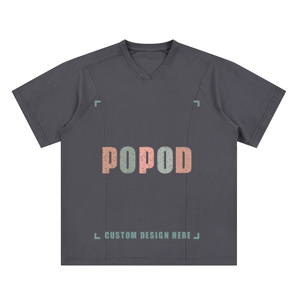 Mesh V-Neck Breathable Athletic Tee PP8337