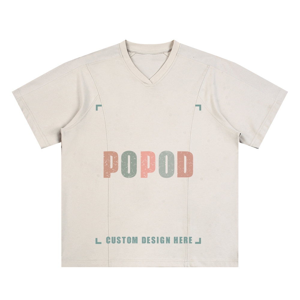 Mesh V-Neck Breathable Athletic Tee PP8337