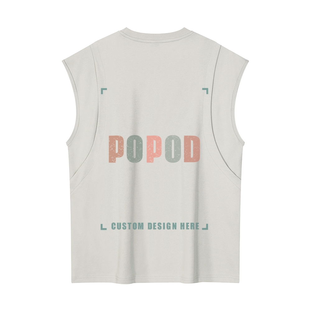 Spliced Sleeveless Tank Top