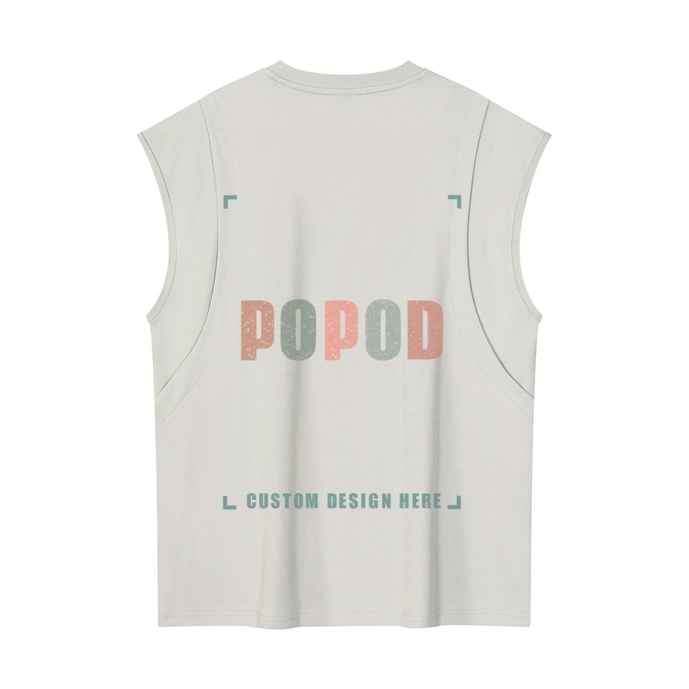 Spliced Sleeveless Tank Top