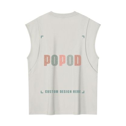Spliced Sleeveless Tank Top