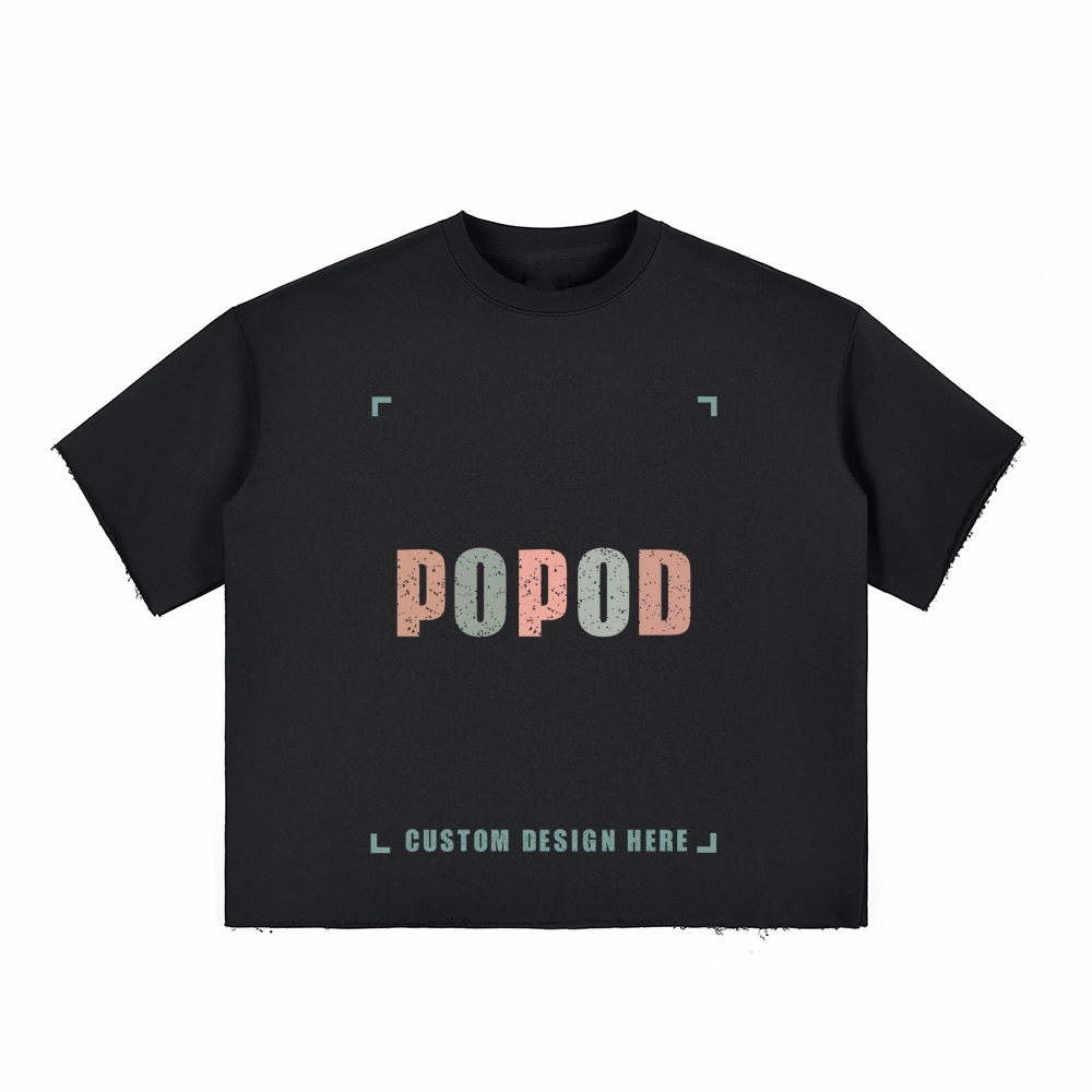 Raw-Cut Boxy Half-Sleeve PP7451