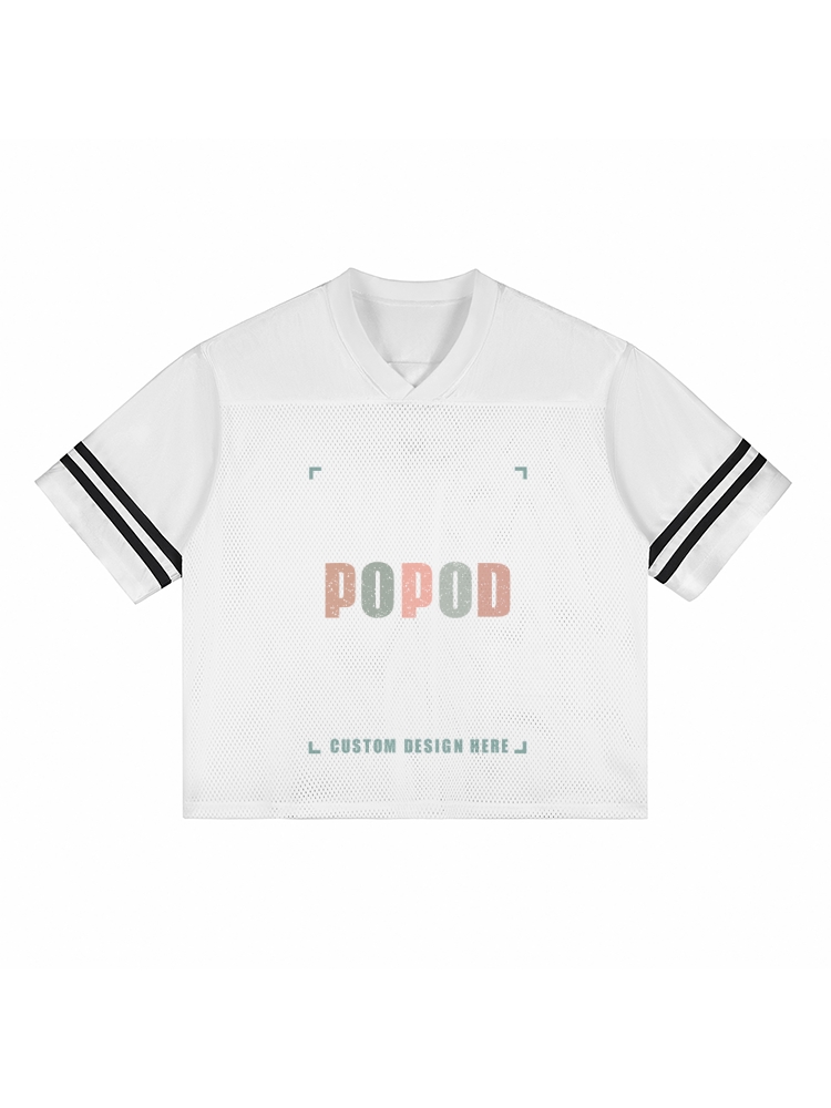 Side-Stripe Mesh Top PP9664