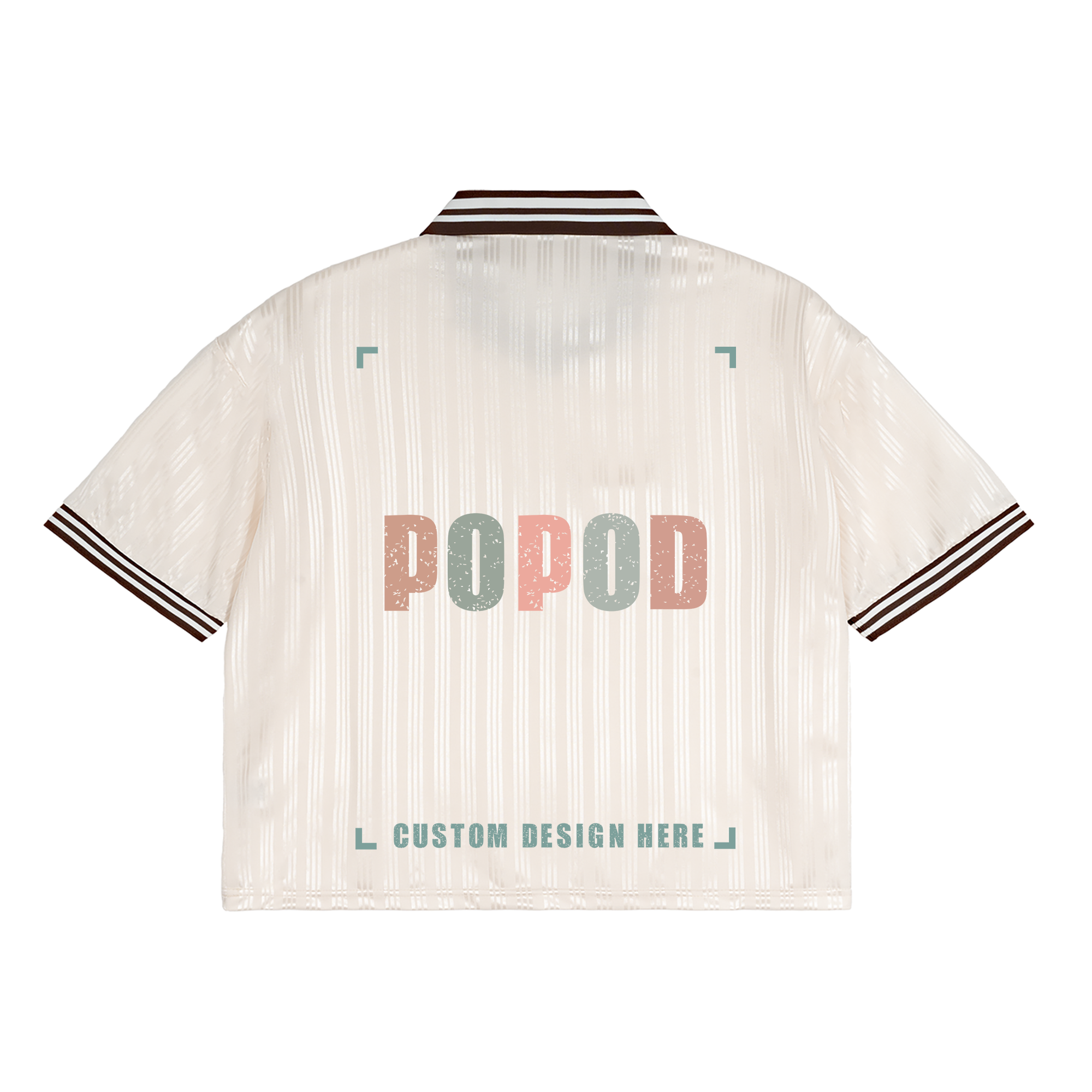 Unisex Pure Cotton Striped Polo Shirt PP6591