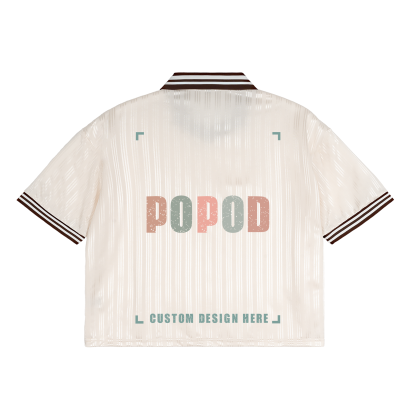 Unisex Pure Cotton Striped Polo Shirt PP6591