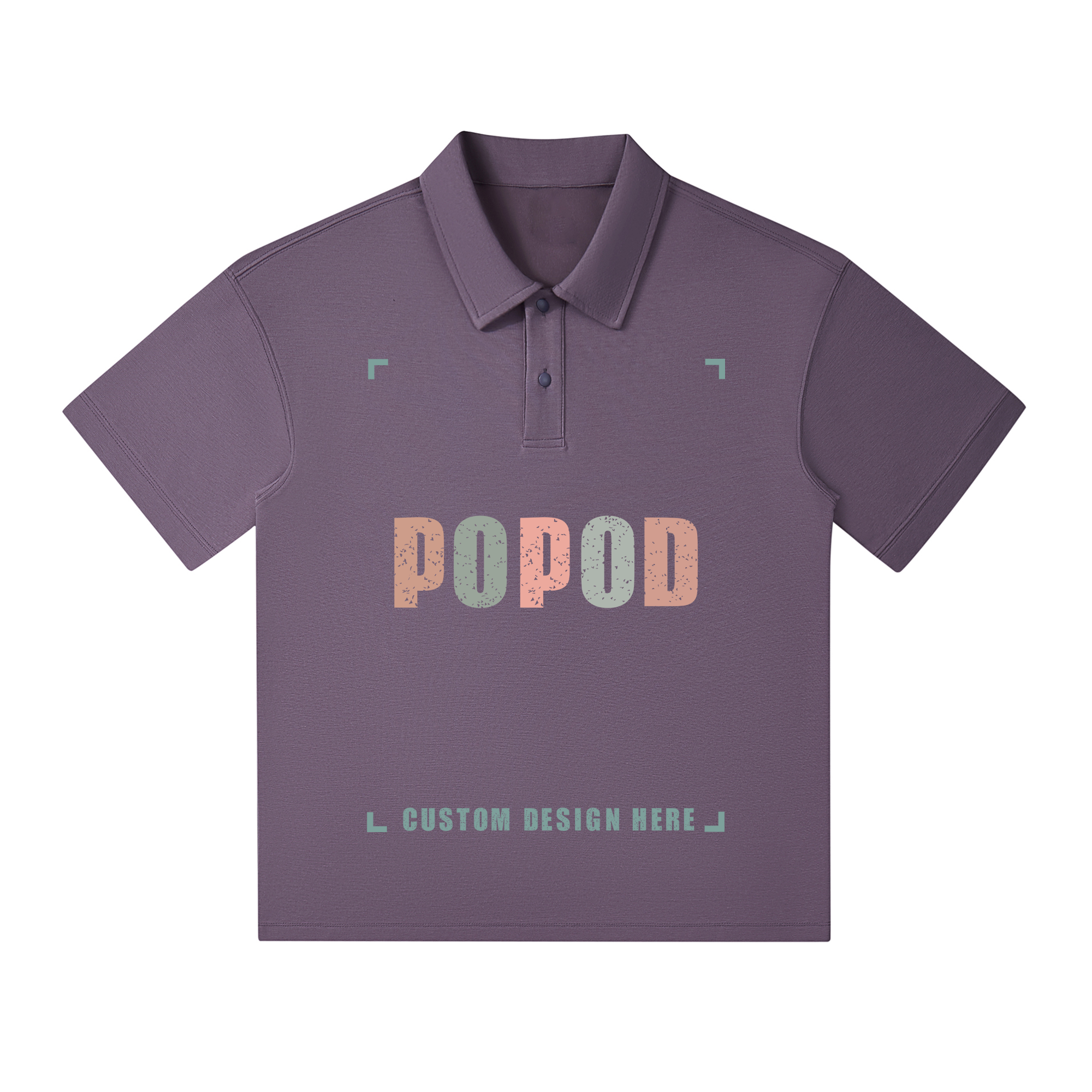 Oversized Drop Shoulder Polo Shirt PP2152