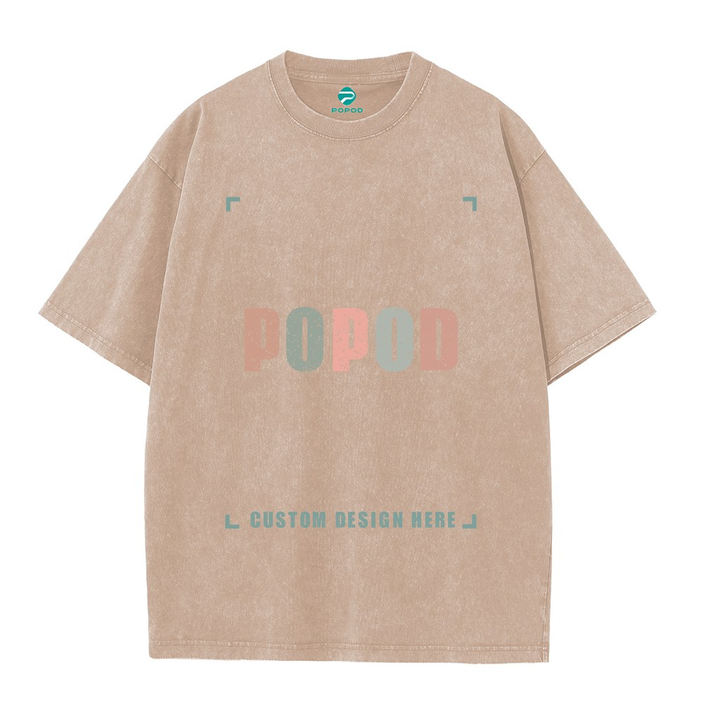 260g/16pcs Washed T-shirt
