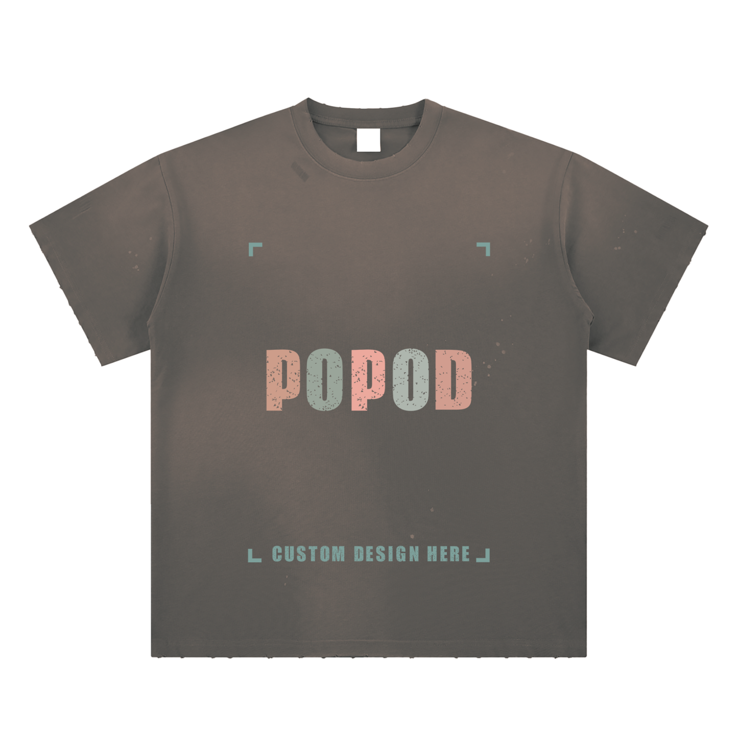 Vintage Hand-Distressed Faded Splatter T-Shirt PP9503