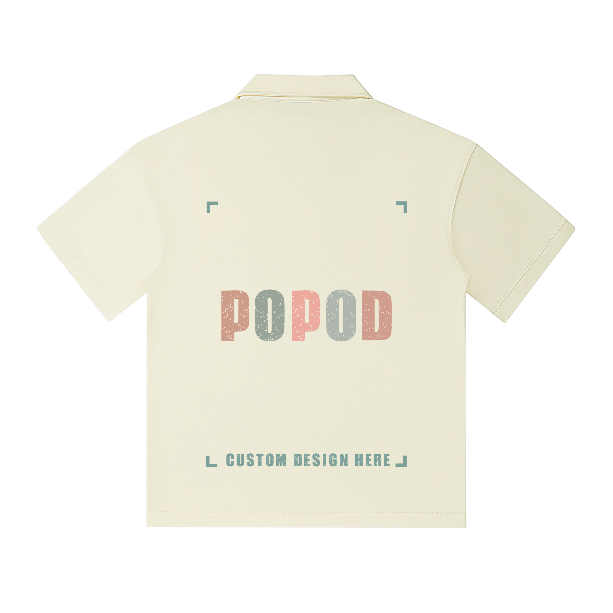 Oversized Drop Shoulder Polo Shirt PP2152