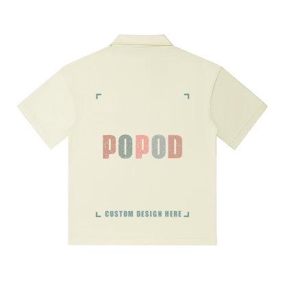 Oversized Drop Shoulder Polo Shirt PP2152