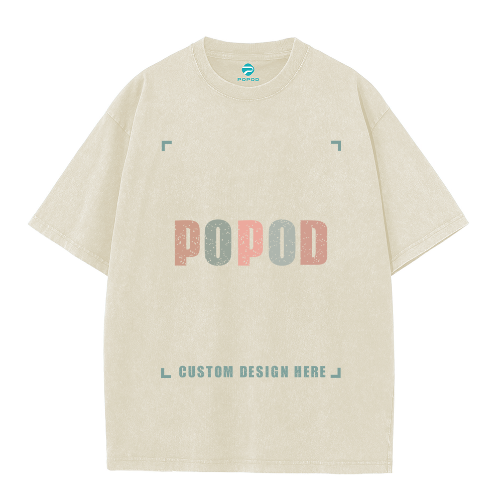260g/16pcs Washed T-shirt