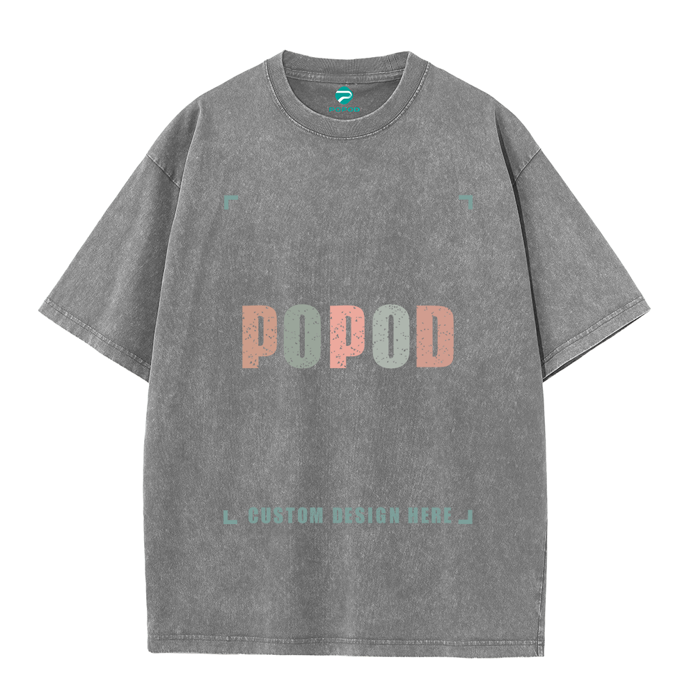 260g/16pcs Washed T-shirt