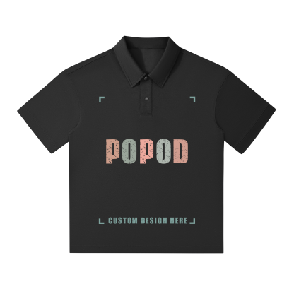 Oversized Drop Shoulder Polo Shirt PP2152