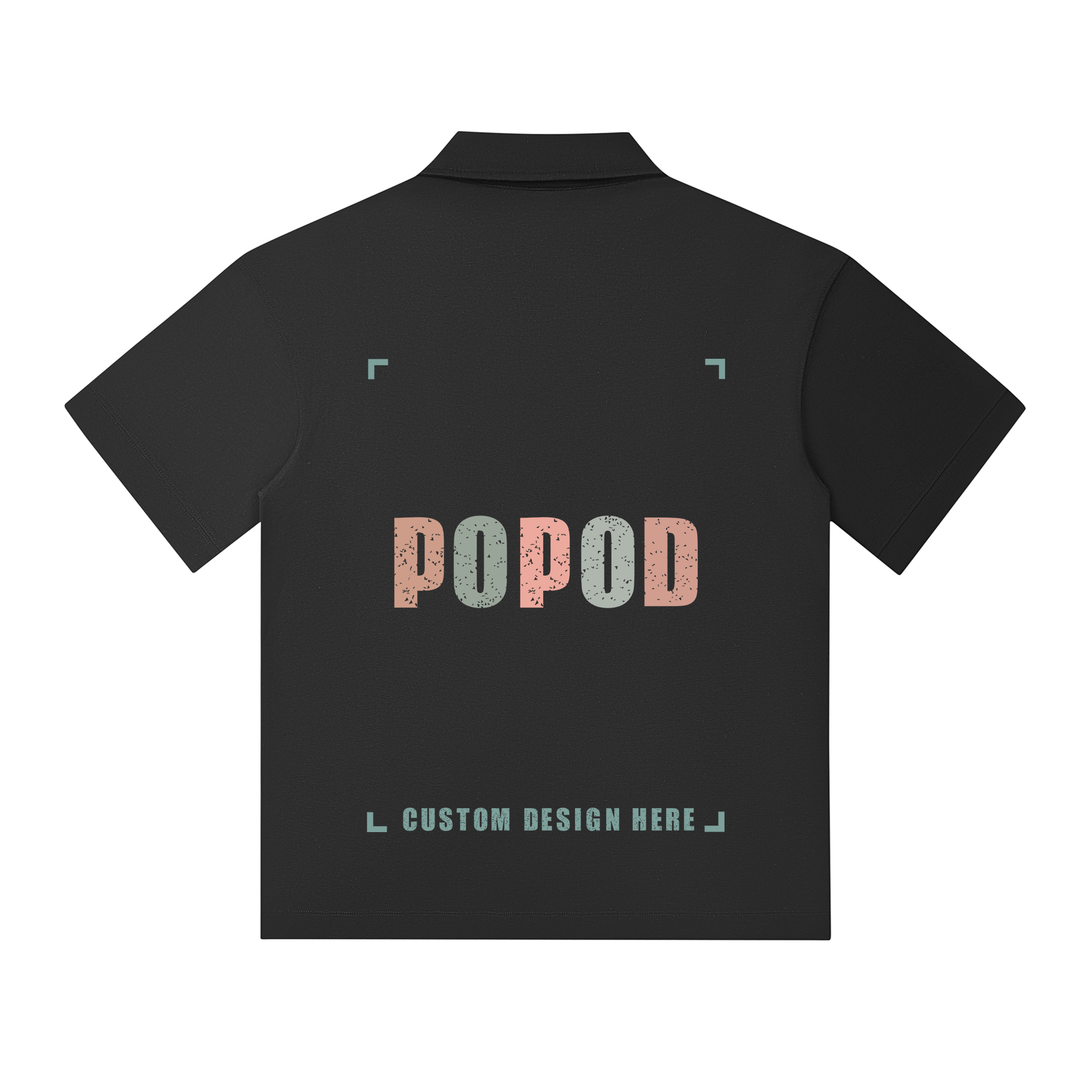 Oversized Drop Shoulder Polo Shirt PP2152