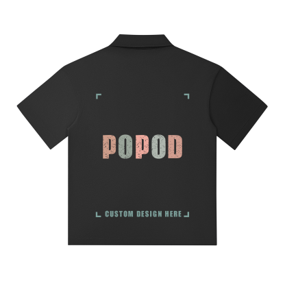 Oversized Drop Shoulder Polo Shirt PP2152