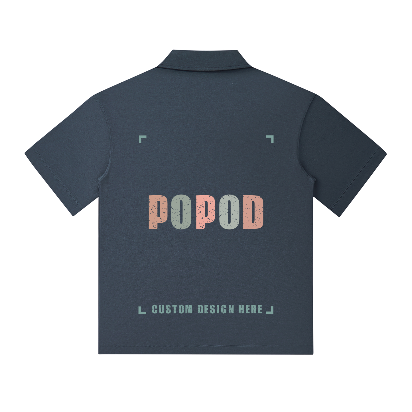 Oversized Drop Shoulder Polo Shirt PP2152