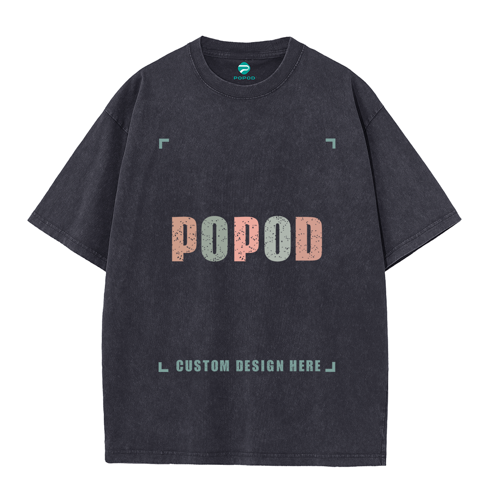 260g/16pcs Washed T-shirt