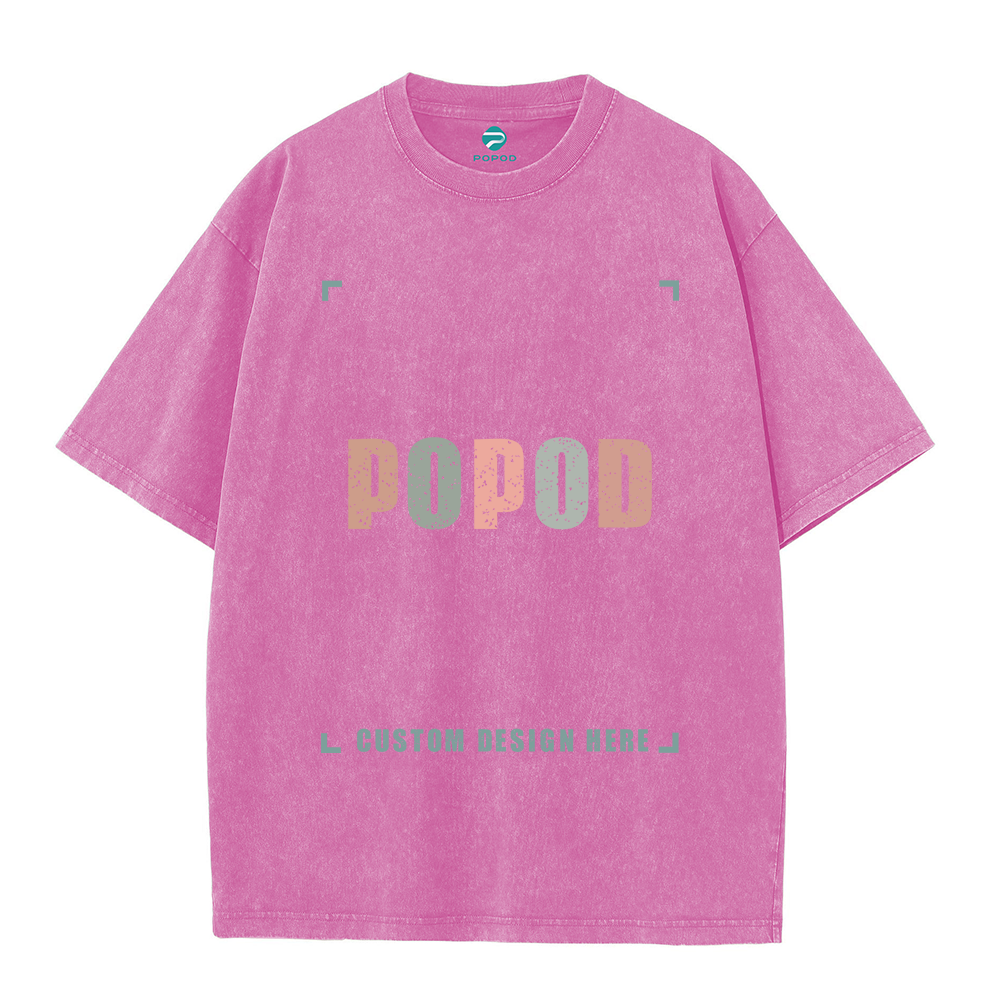 260g/16pcs Washed T-shirt