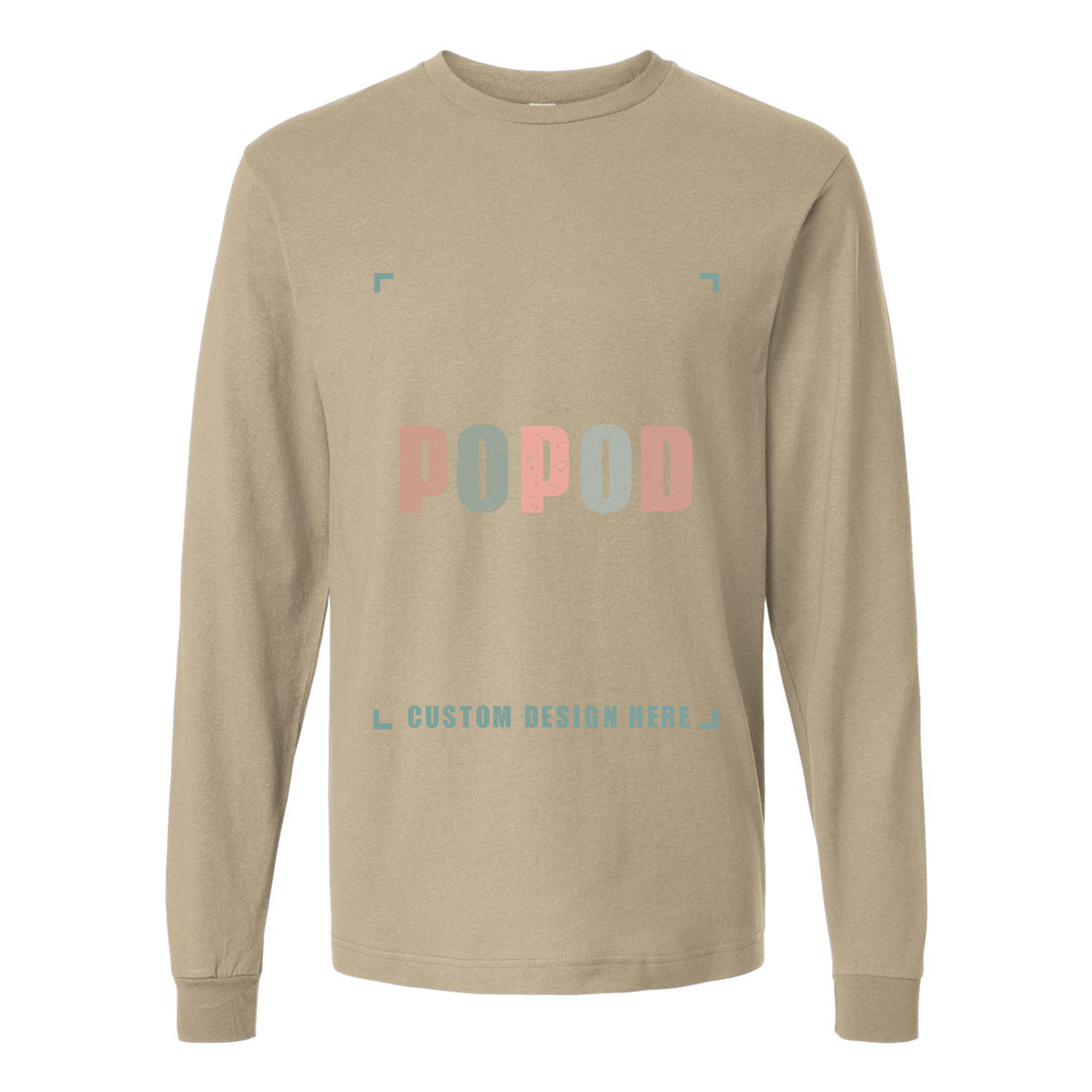 10 Colors Unisex Fine Jersey Long Sleeve T-Shirt PP1684