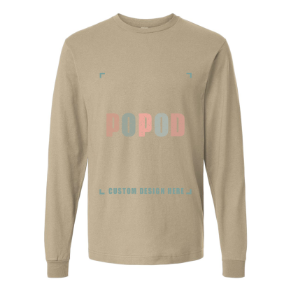 10 Colors Unisex Fine Jersey Long Sleeve T-Shirt PP1684