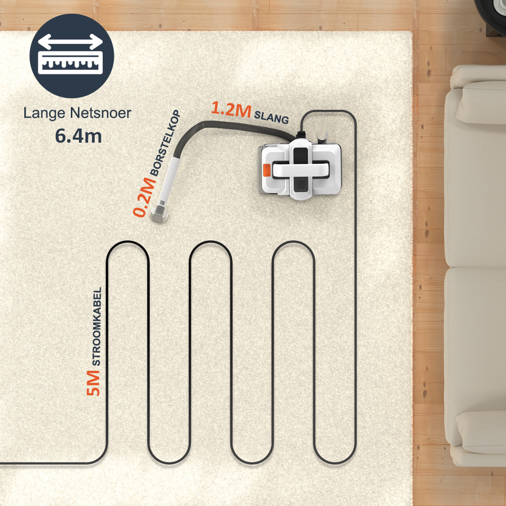 Spotmaster Draagbaar Tapijtreiniger 